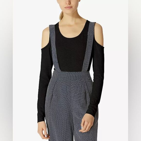 NWT Avec Les FillesWide-Leg Suspender Pants - Picture 2 of 9